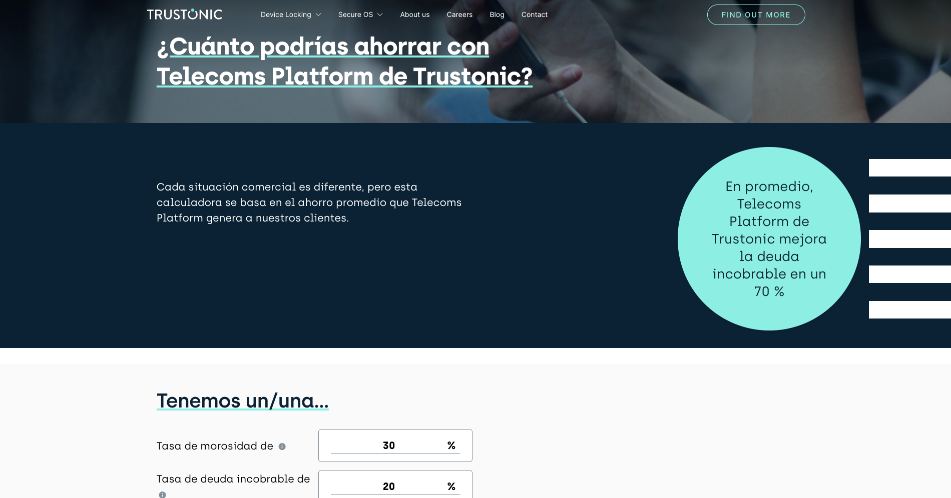 Trustonic website screenshot