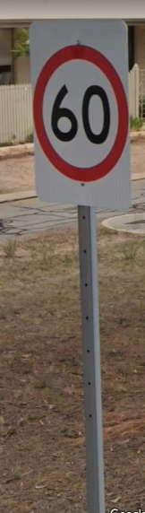 flat sign pole