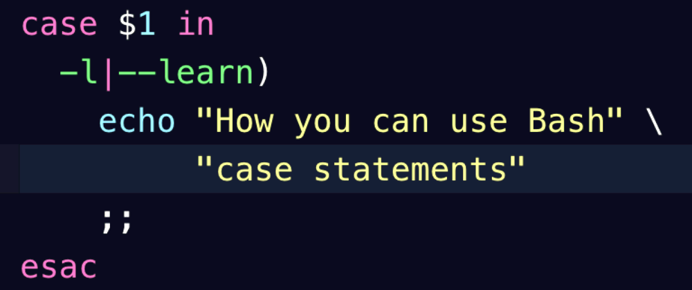 Learn case statements in Bash scripts step-by-step