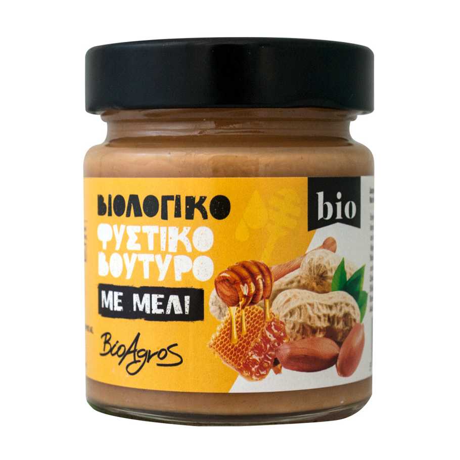 produits-grecs-beurre-de-cacahuète-bio-au-miel-180g