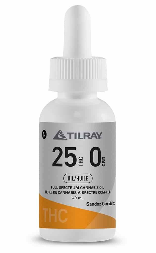 A closeup of CBD oil.