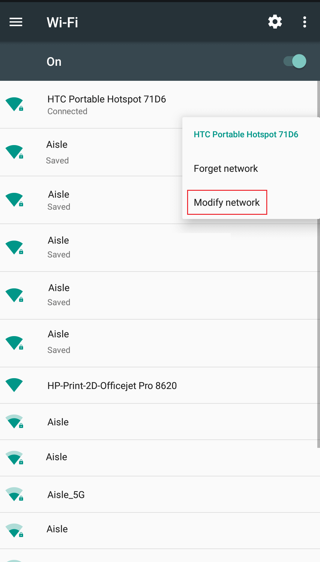 Change Local IP Address Android - Step 2