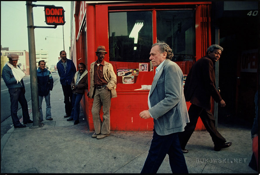 Буковски в Лос-Анджелесе, 1982. Источник: bukowski.net
