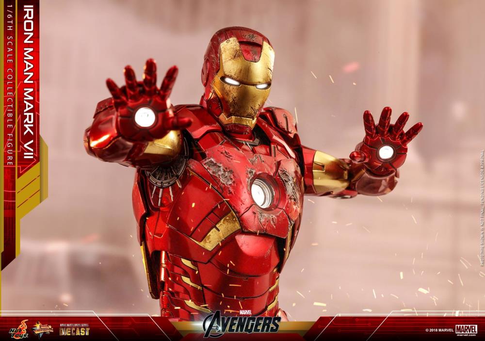 Hot Toys Iron Man Mark VII The Avengers 1:6 Scale 12 Figure