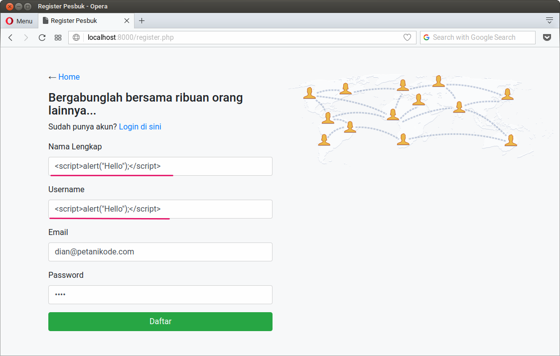 Serangan XSS