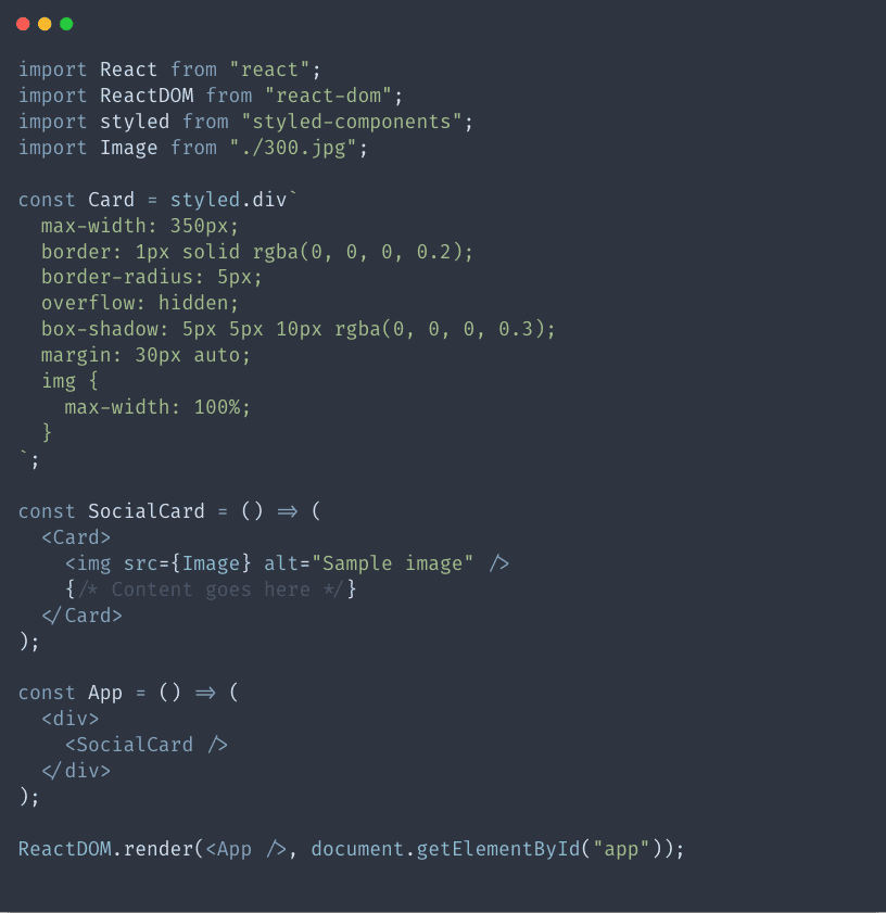How to Use Sass and Styled Components in a React JS Application | Tim Smith