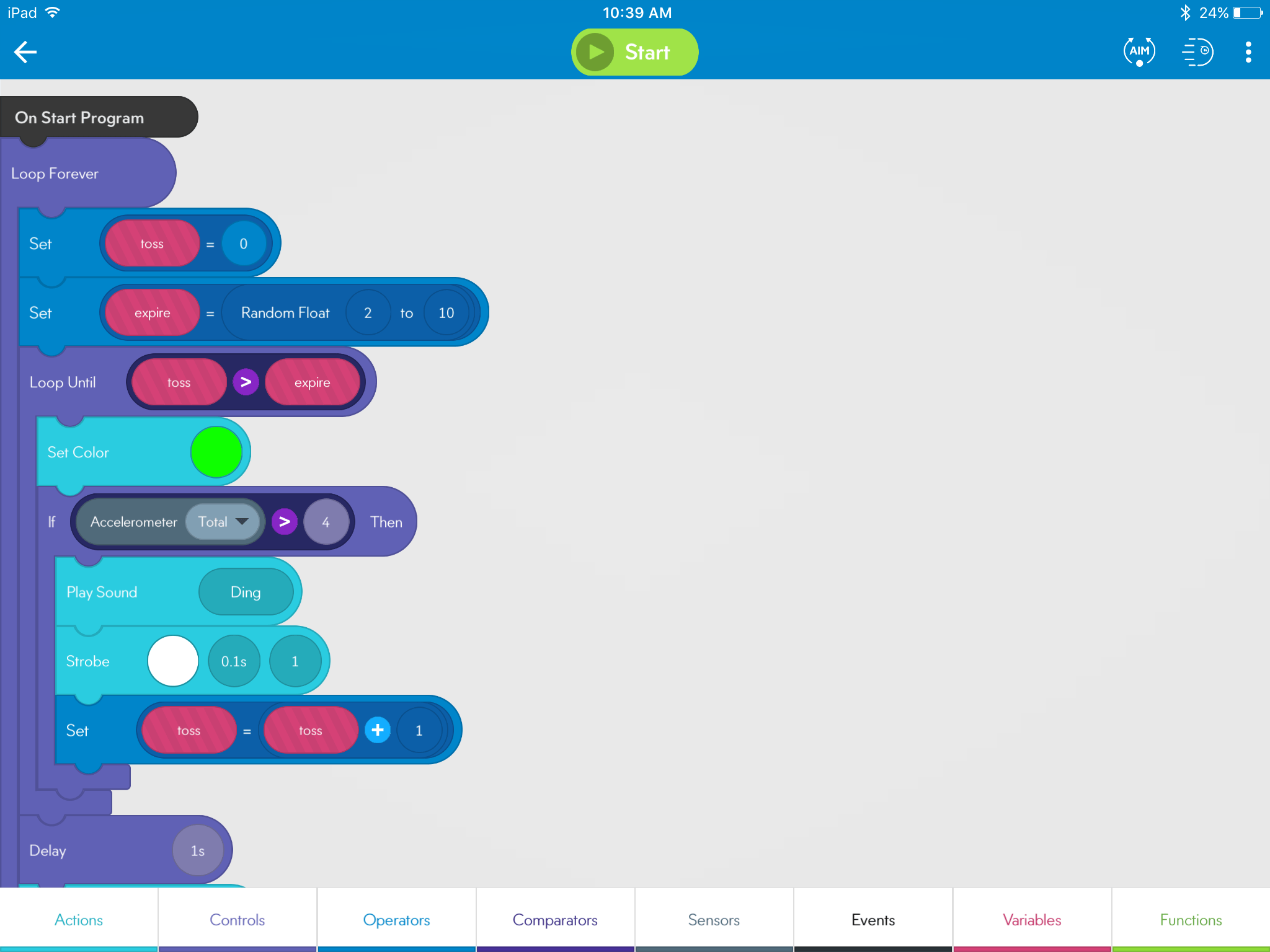sphero edu app graphing