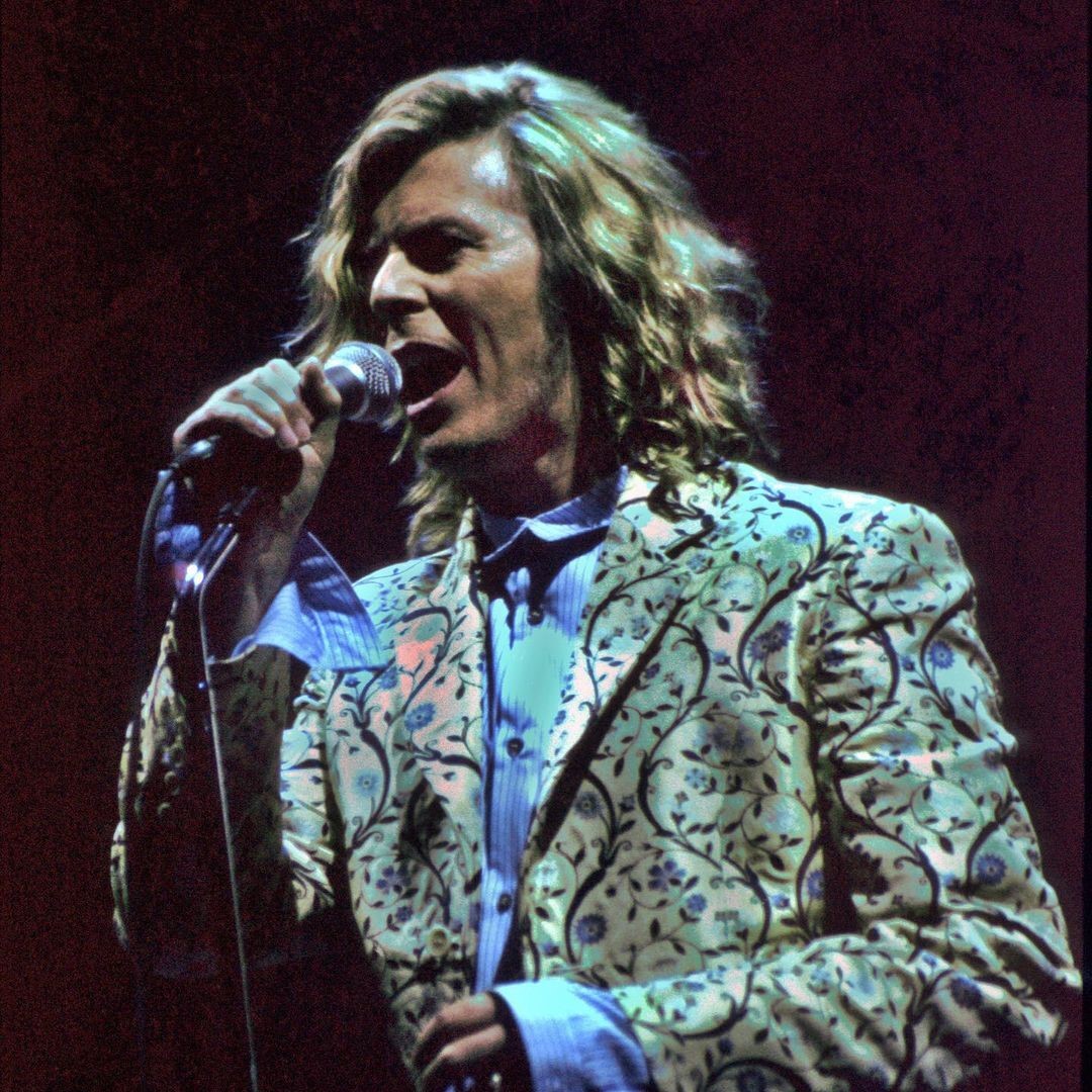 David Bowie performing