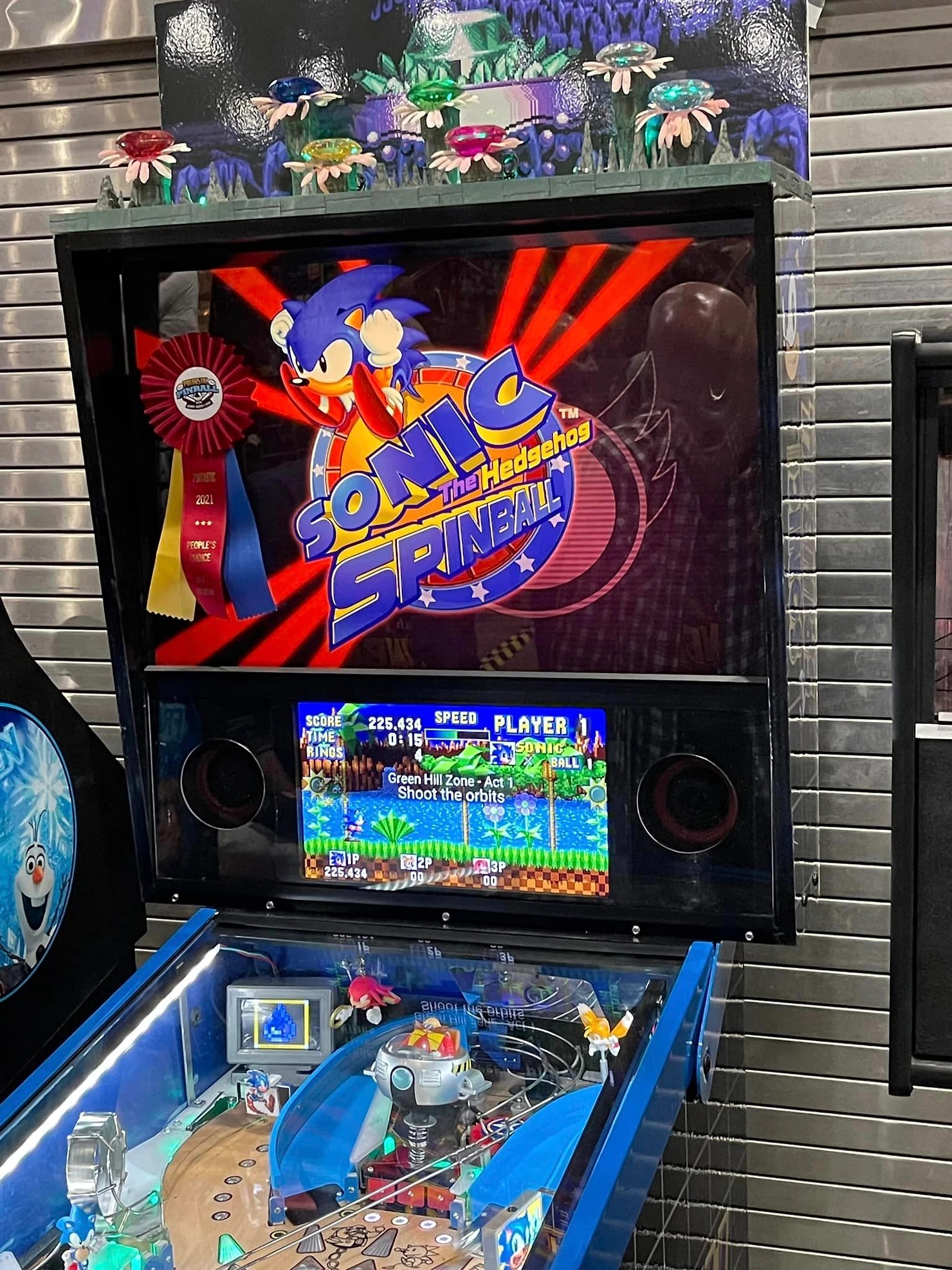 Sonic the Hedgehog Spinball Homebrew Pinball Machine