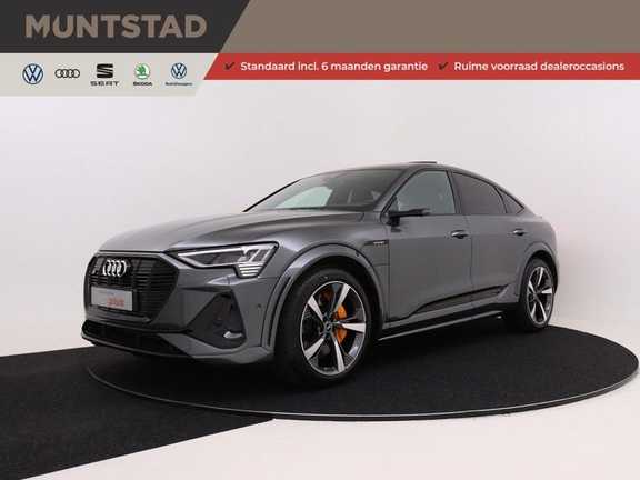 Audi e-tron Sportback S S quattro 503PK | Verlengde fabrieksgarantie | Pano.Dak | S-Line | MMI Navi+ | Matrix LED | Super Sport stoelen |