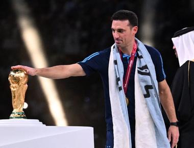 Scaloni: "I'm proud of this team, this is their victory"