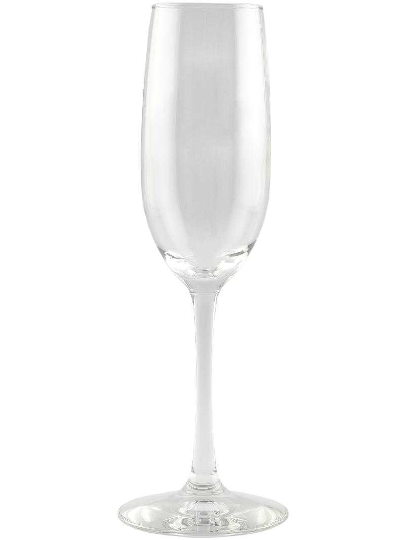 Blank champagne flute for custom etching