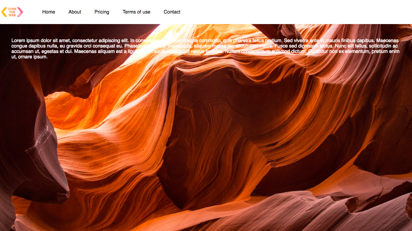 The links in our nav-bar are now rid of the default styling :)