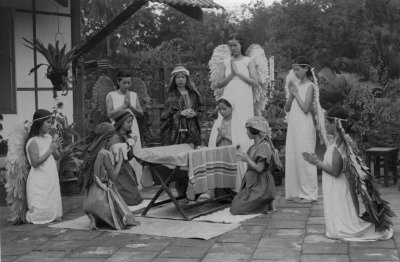 Nativity play, 1930s