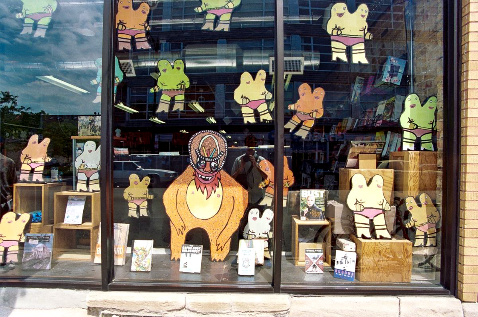 window display at quimby's
