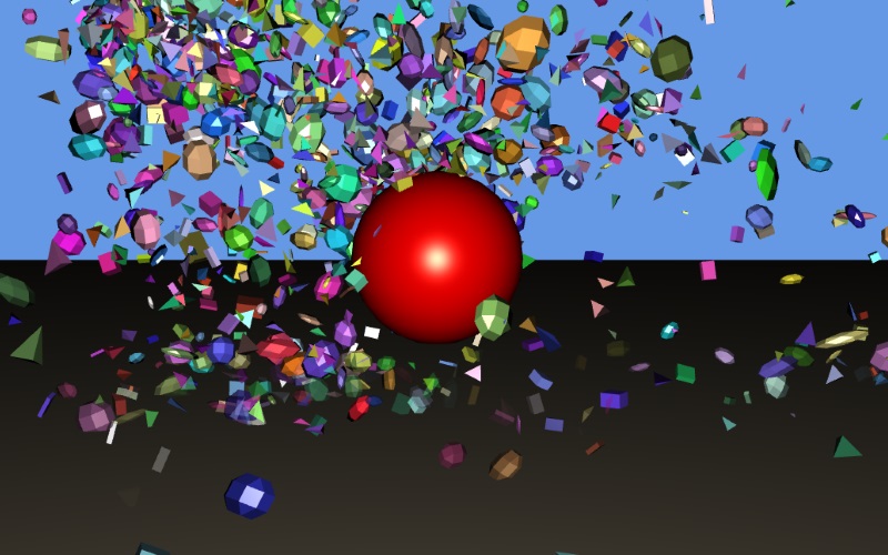 WebGL scene for sps collision demo