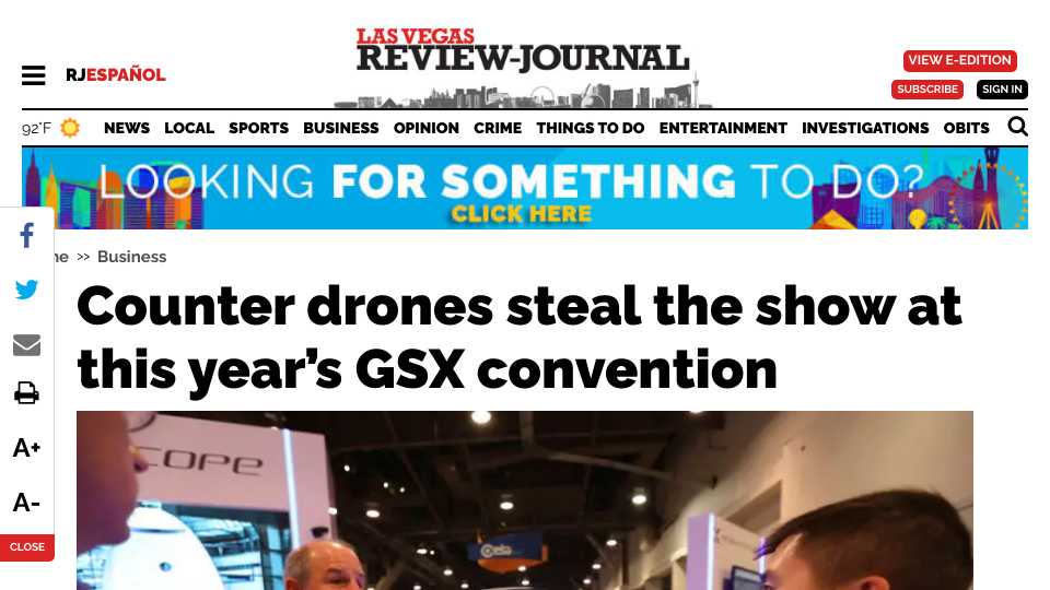 Counter drones steal the show at this year's GSX convention