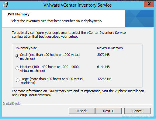 vCenter Inventory Service 5