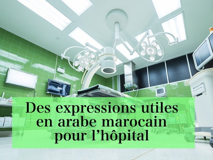 Des expressions utiles en arabe marocain pour l’hôpital