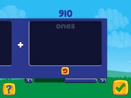 Represent numbers within 1000 using brix Math Game