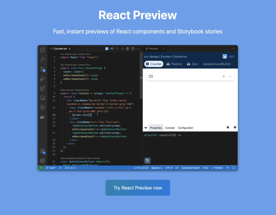 React Preview