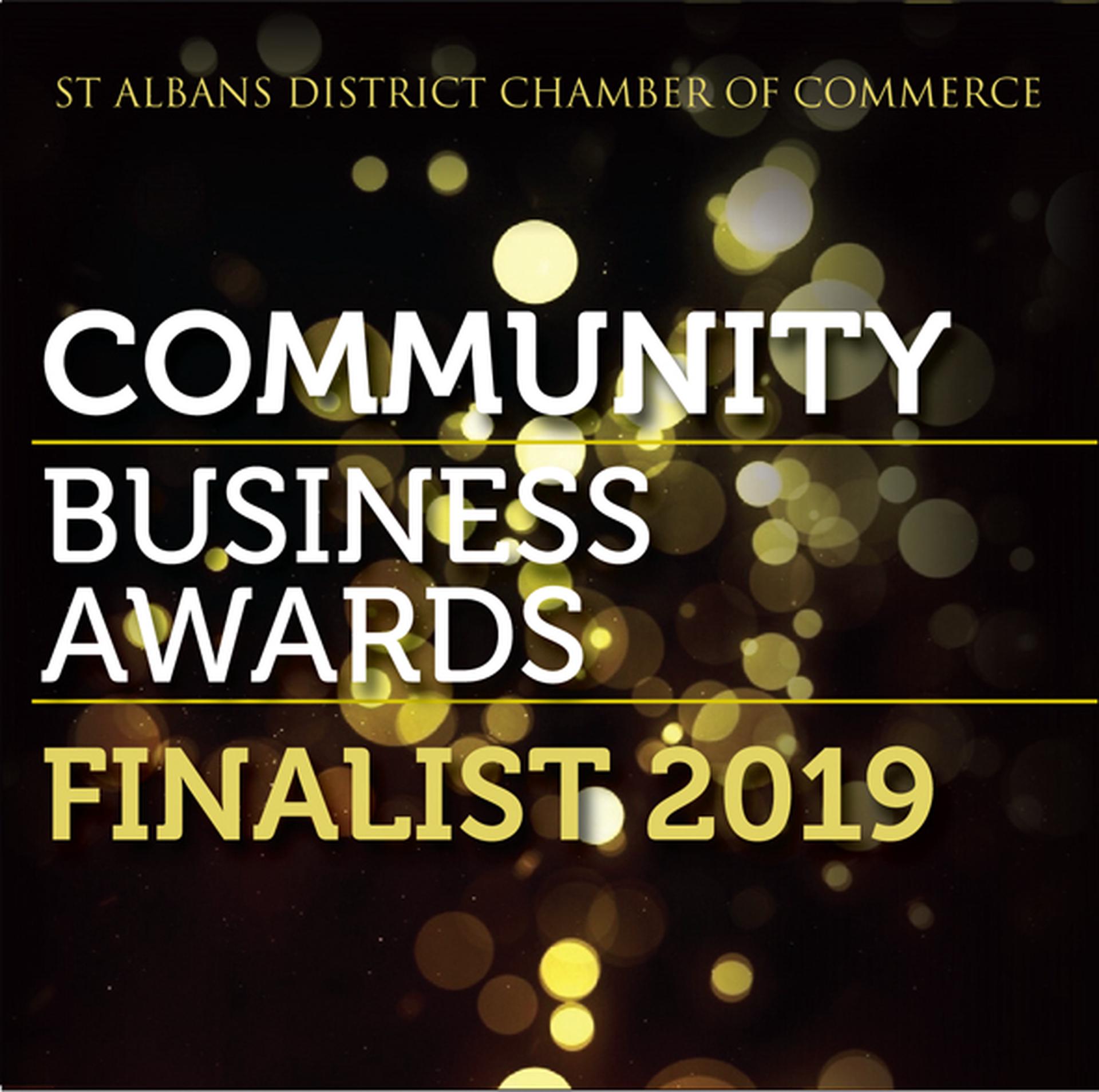 Community business awards finalist 2019
