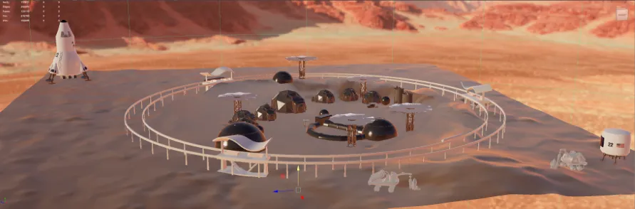 AR Mars Colony