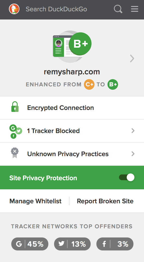 DuckDuckGo privacy essentials