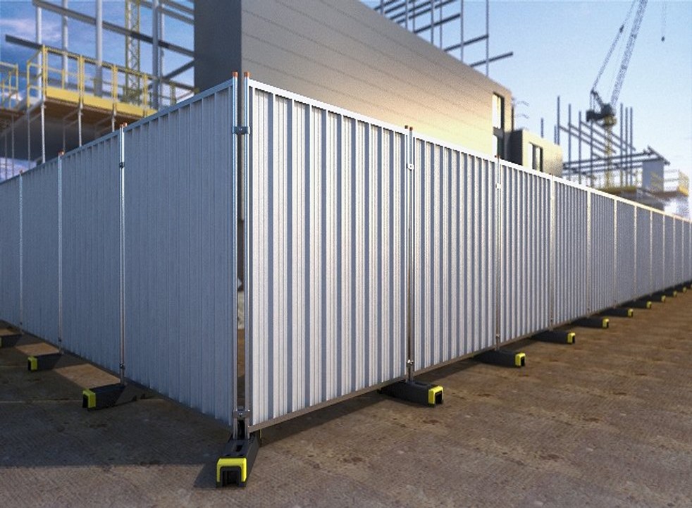 Temporary Steel Hoarding