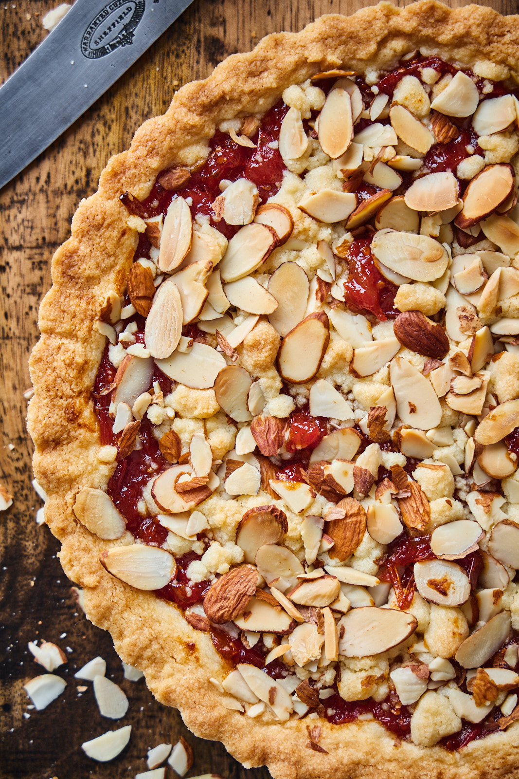 Easy Italian Jam Tart (Fregolotta) Olive & Mango