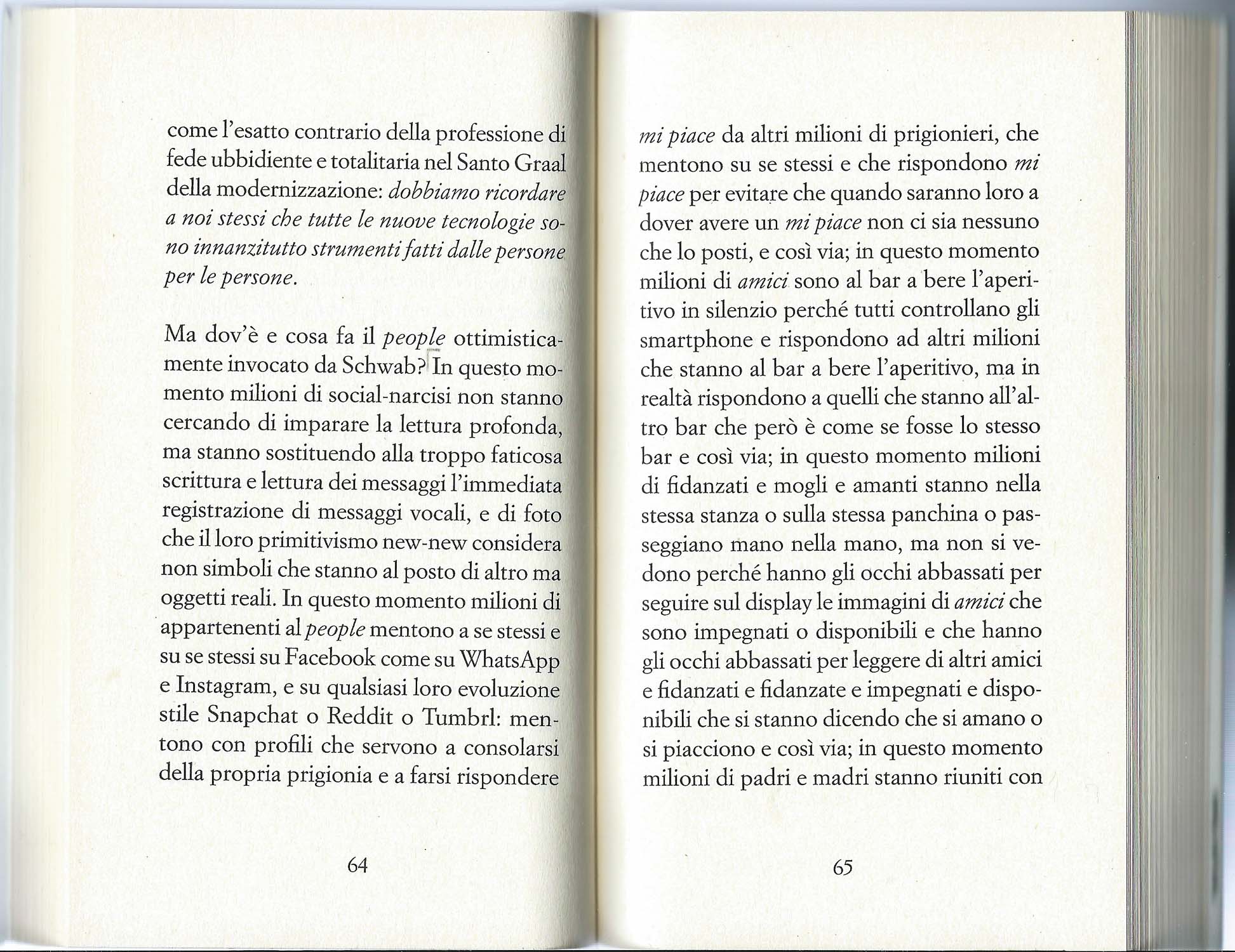 la scansione di due pagine di *Come diventare Vivi - Vademecum per lettori selvaggi* di Giuseppe Montesano