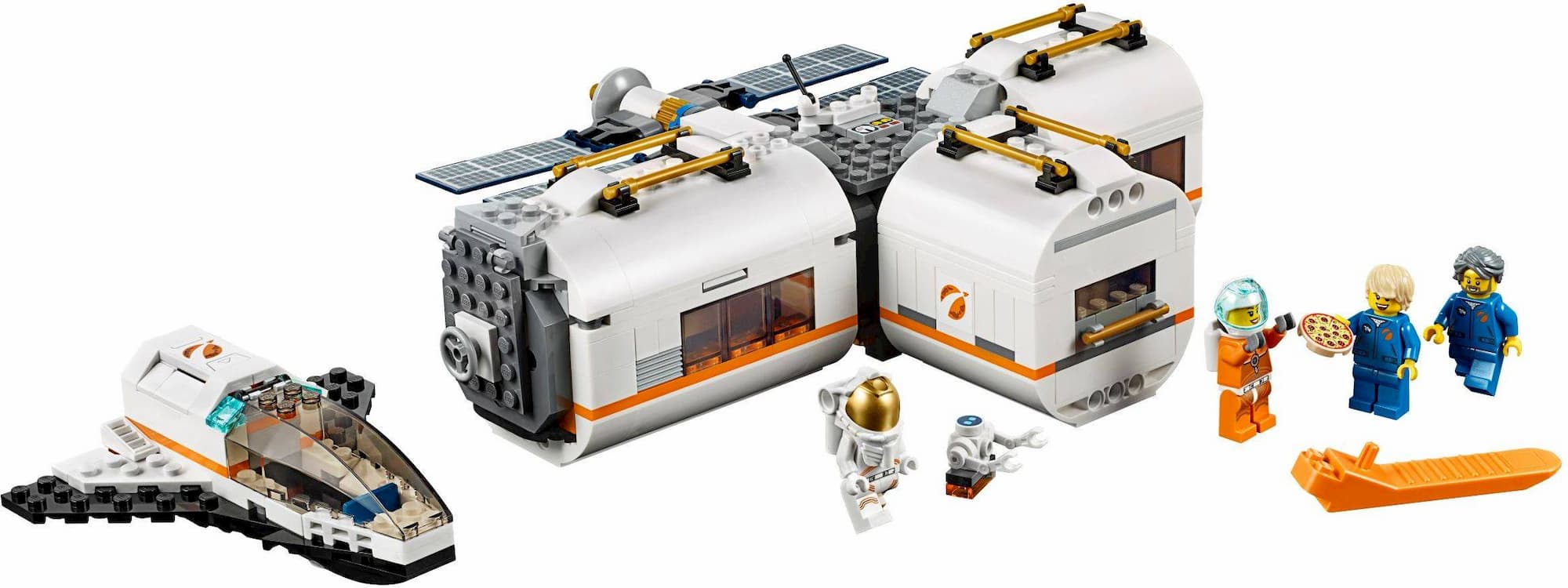 A Lego lunar space station