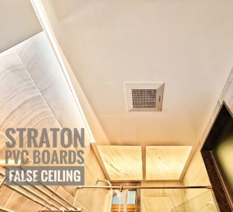 False ceiling in PVC boards