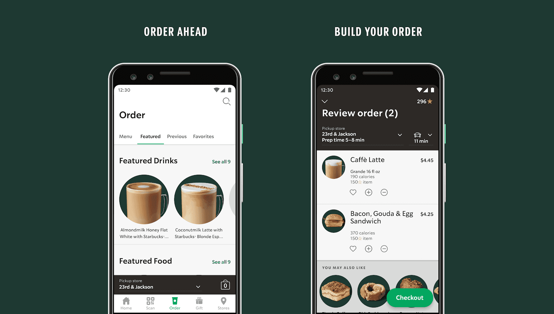 Starbucks example - app