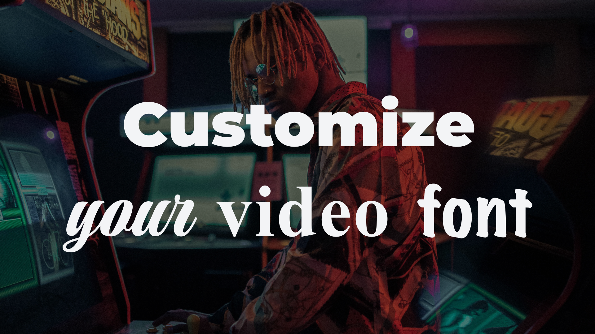 Handclaps 1.4.0: Customize your beat video font