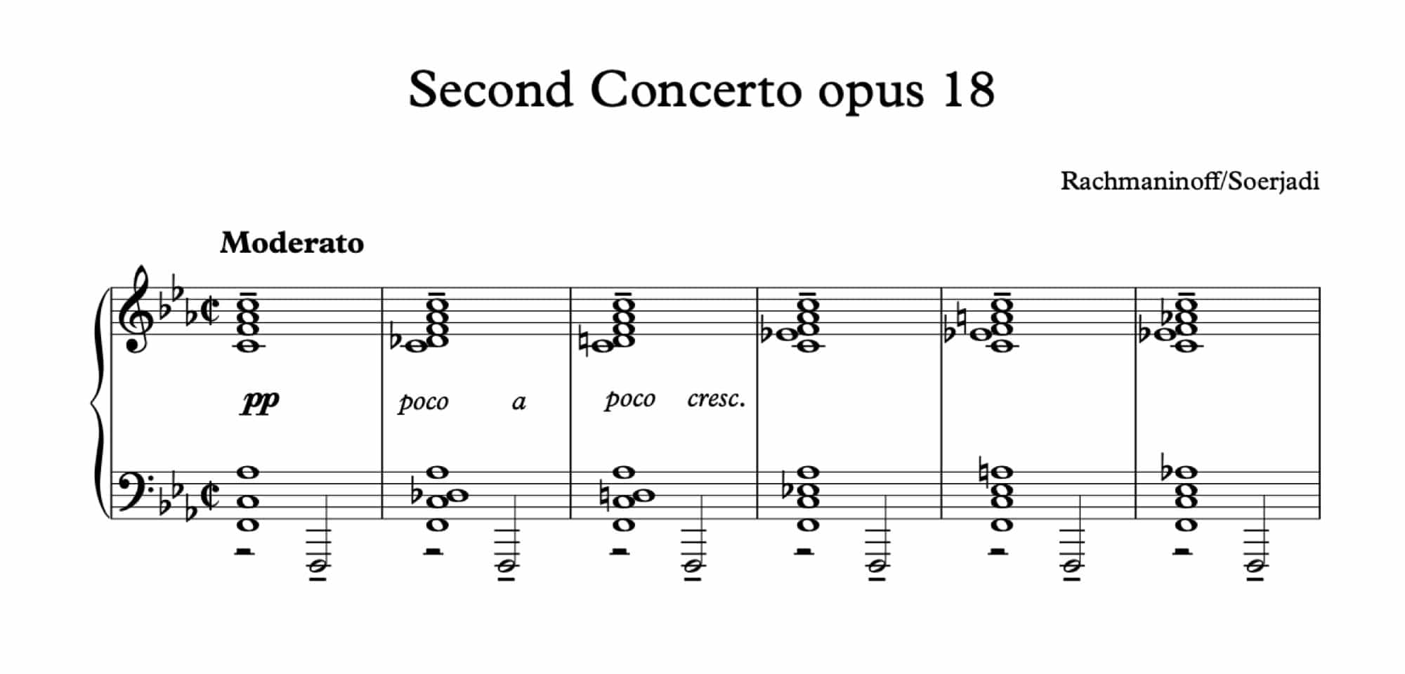 Rachmaninov Concerto no.2 transcription