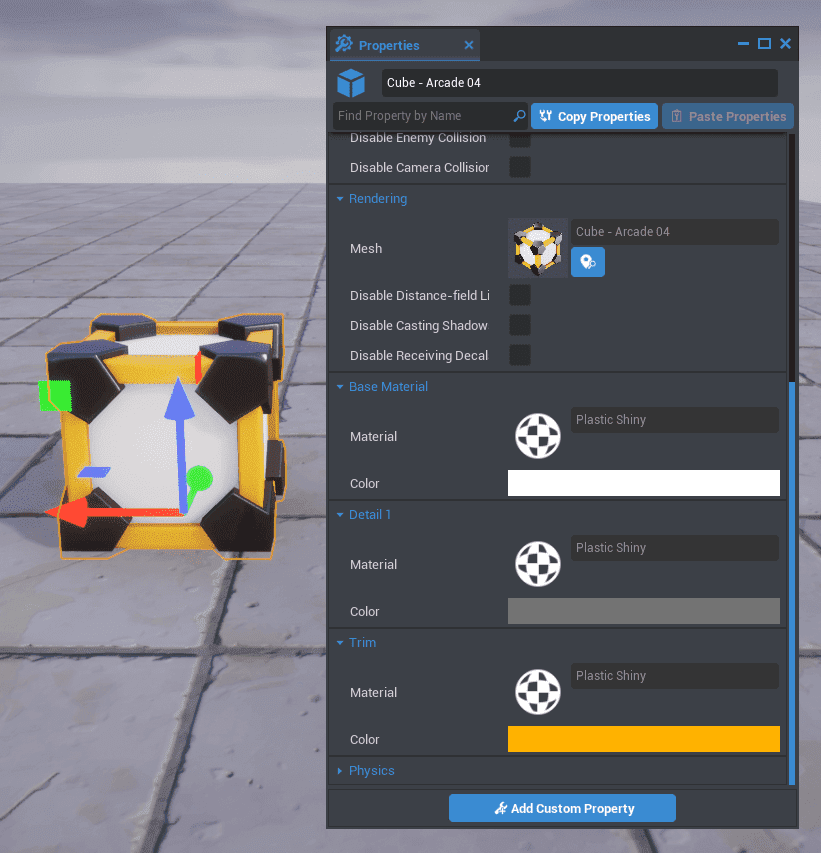 Custom Materials In Core Core Documentation - add custom properties to objects roblox