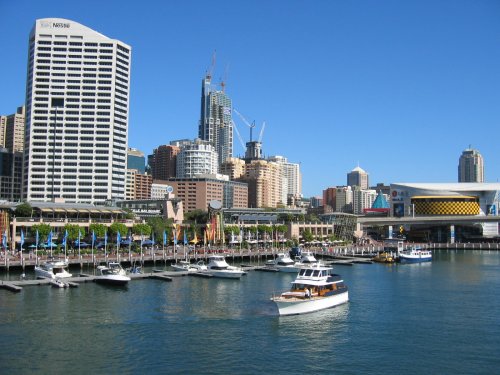 Cockle Bay Wharf and IMAX Cinema, Darling Harbour