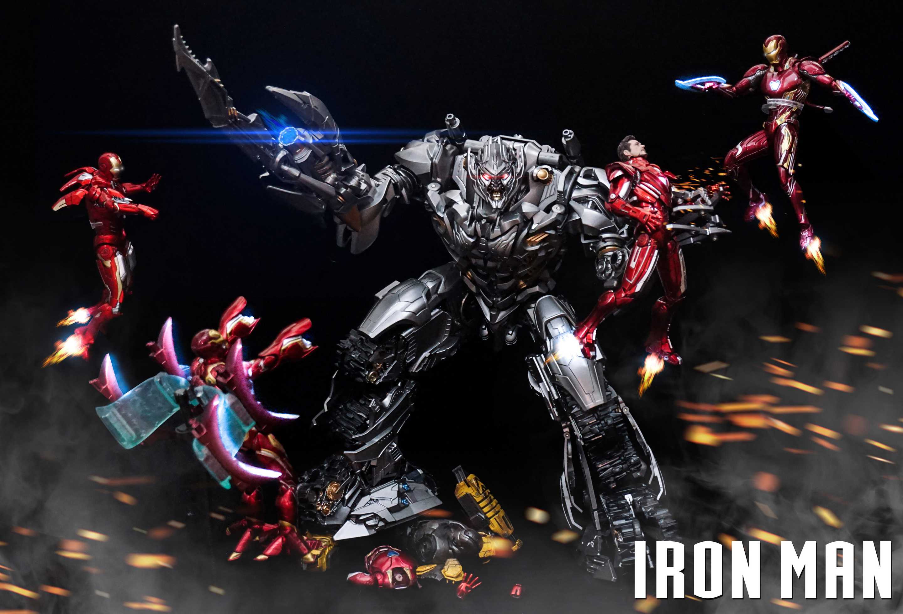 Megatron VS Iron Man Legion