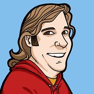 An illustrated headshot of Thomas Fuchs, CEO of Noko Time Tracking