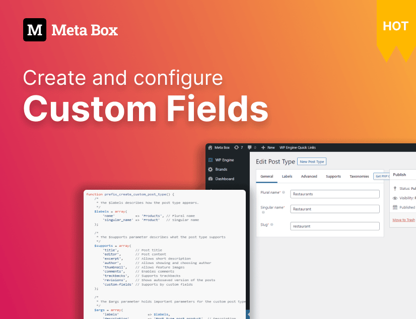 creating and configure custom fields