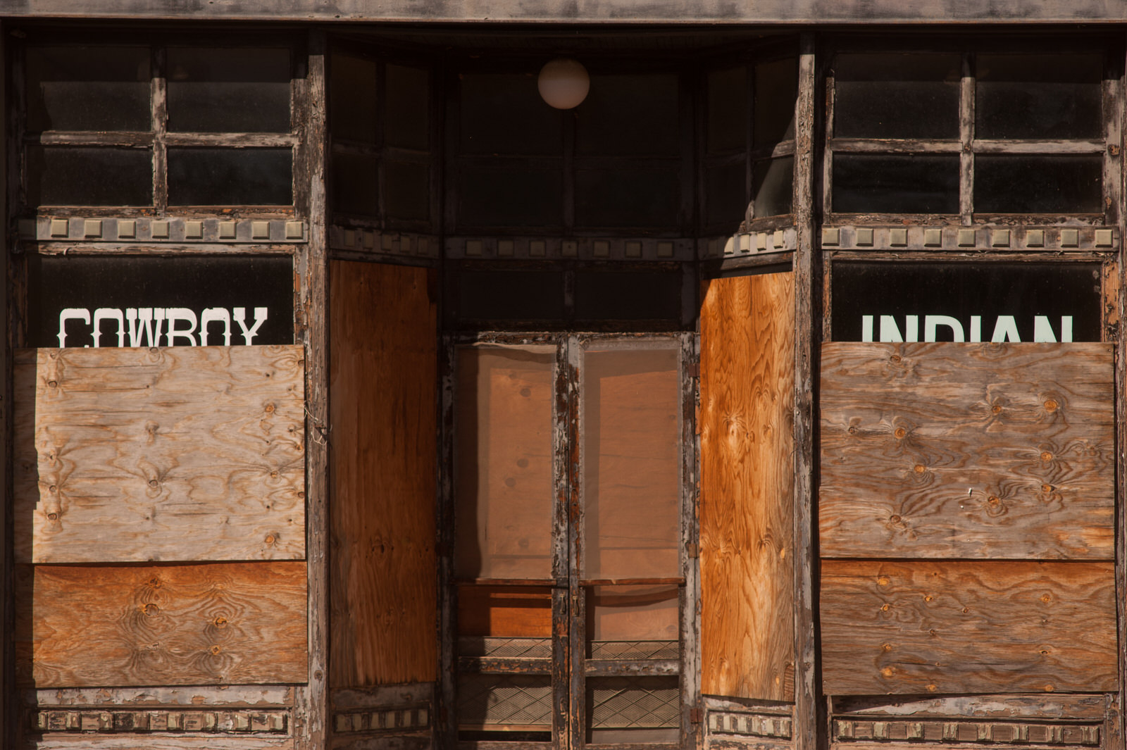 A shuddered bar in Ralston, the town where Bryan Burkhart had taken Anna Brown to drink.