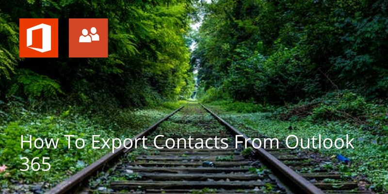 how to export contacts from outlook 360