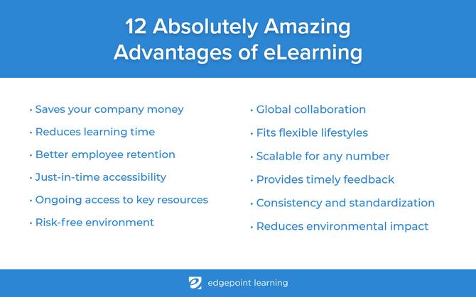 Advantages of eLearning