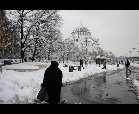 Serbia Belgrade Snow 21