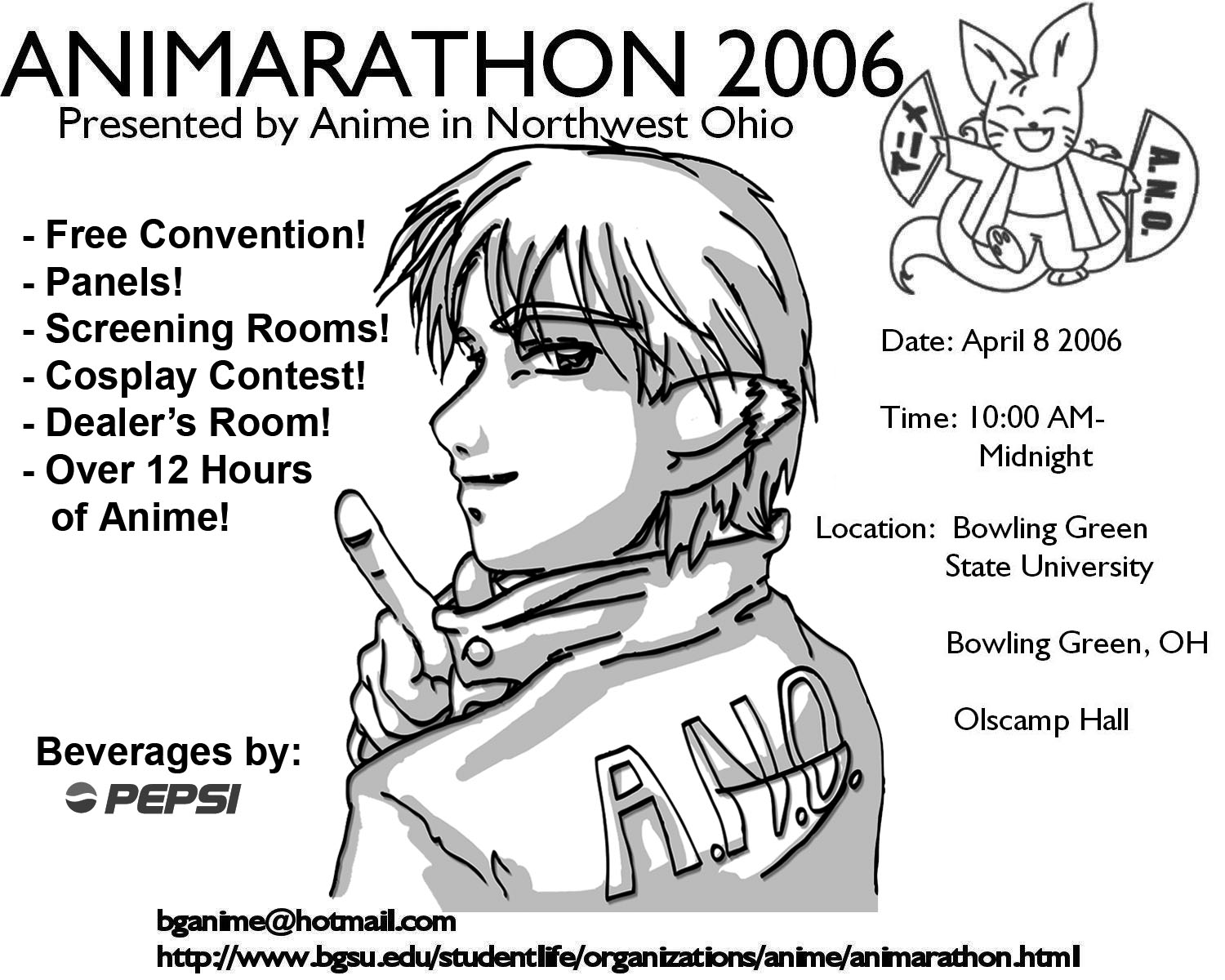 A flyer for Animarathon IV.