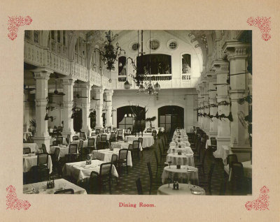 Dining Room at Grand Hotel de l’Europe, 1910s