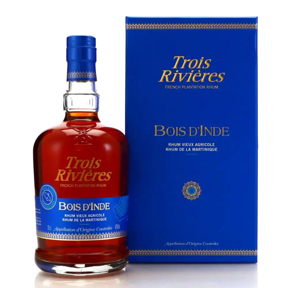 Image of the front of the bottle of the rum Bois D’Inde