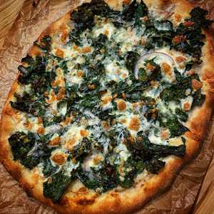Roberta's inspired kale pizza