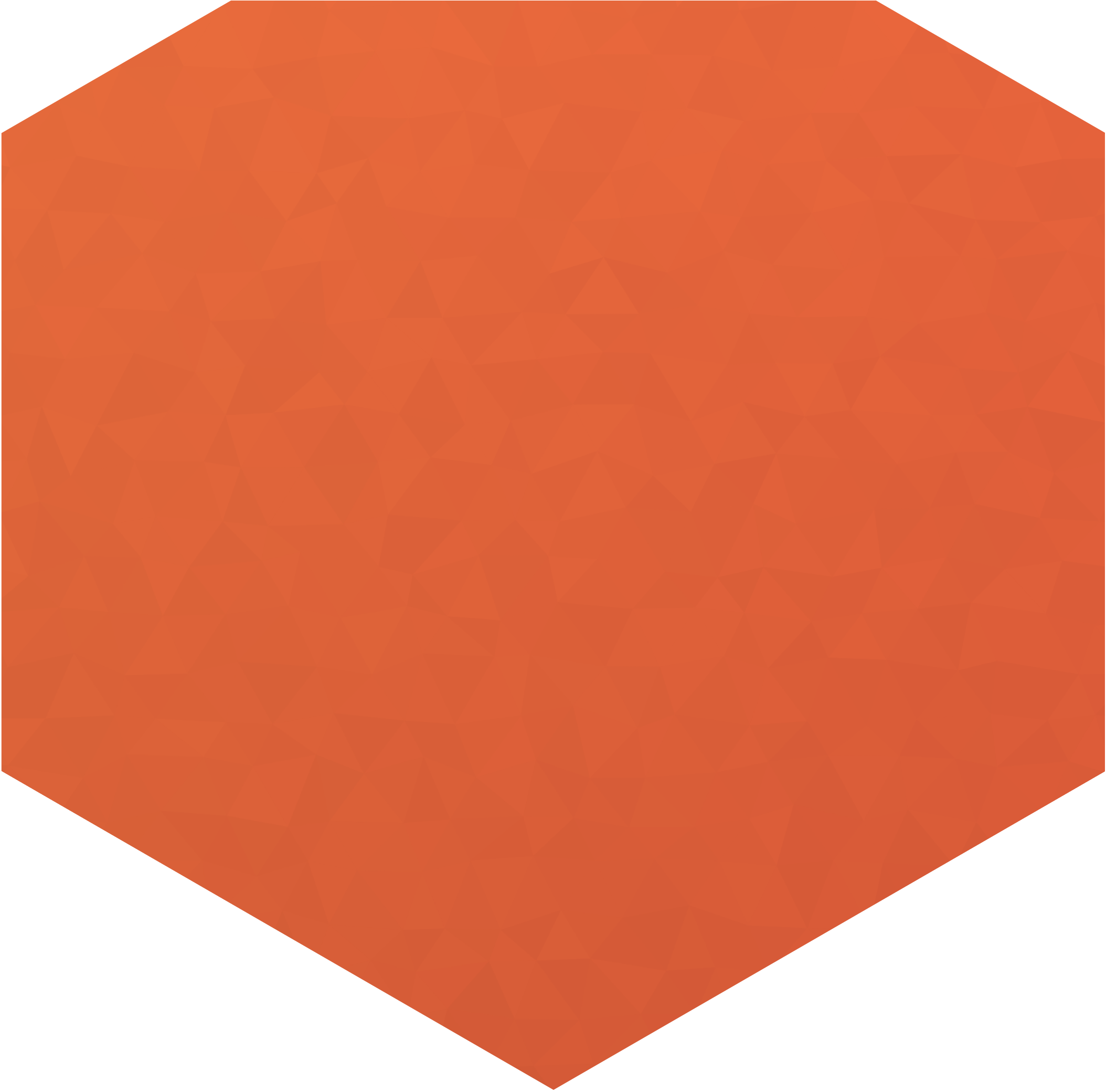 Orange hexigon background image